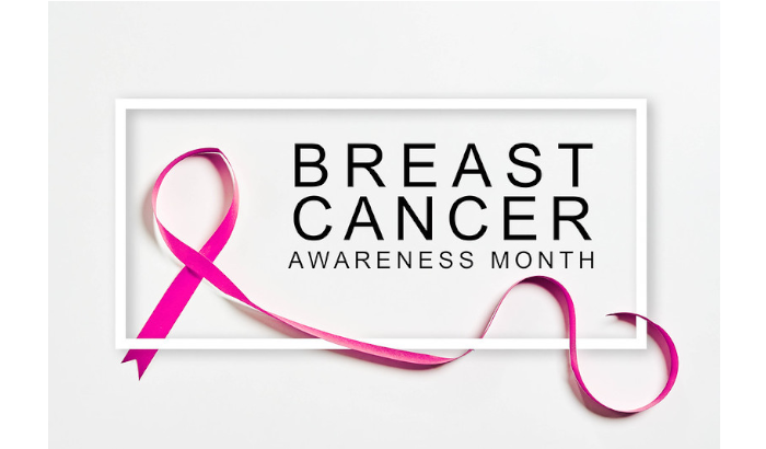 "Breast cancer awareness month banner with pink ribbon" by Marco Verch. Creative Commons BY 2.0 Marco Verch.