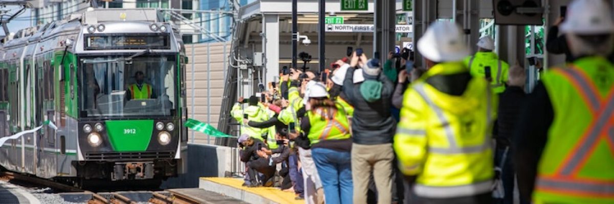 Baker-Polito Administration celebrates opening of the Green Line Extension | Image via Joshua Qualls and Jack Lowy/Governor’s Press Office