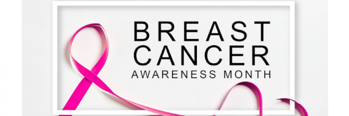 "Breast cancer awareness month banner with pink ribbon" by Marco Verch. Creative Commons BY 2.0 Marco Verch.